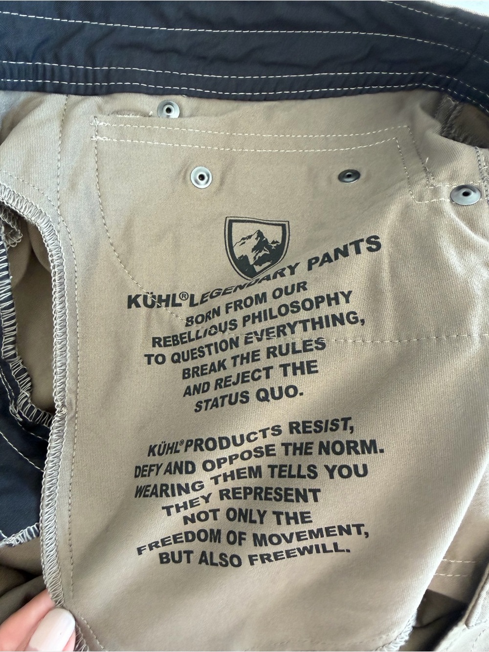 KÜHL Radikl Pants Mens 31x30 Dark Khaki Hiking Outdoor Stretch 7 Pocket - Picture 8 of 10